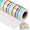 Rainbow Stripe, variant on Birthday Wrapping Paper Roll, Gift Wrapping Paper, Colorful Foil Girl Happy Birthday Gift Wrap Rainbow Present Paper for Kids Boys Girls, Holiday,Party,Baby Shower(17 Inch X 33 Feet)