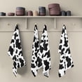 thumbnail image 5 of Coolnut Cow Kitchen Dish Towel Set of 4, Soft Absorbent Drying Dishcloths Dish Towels with Hanging Loop for Kitchen Bathroom Bar Home Decor, 28 x 18 Inch Washcloth Gift, 5 of 7