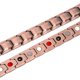 thumbnail image 3 of Pulsera magnética de terapia magnética joyería negra 2 piezas ANGGREK  Otros, 3 of 8