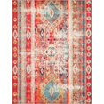 thumbnail image 1 of Unique Loom Sedona Distressed Southwestern Area Rug, 8 x 10 Feet, Fuchsia/Beige, 1 of 1