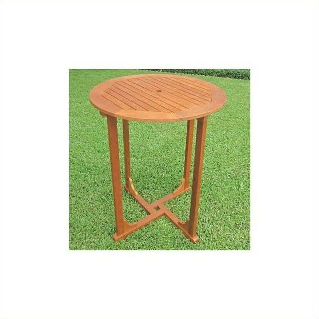 International Caravan Tahiti Royal 36" Hauteur du Bar Table Ronde de Patio