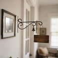 thumbnail image 3 of WLGJL Hanging Plant Brackets, 2pcs 12 Inch Wall Mount Bracket Strong Durable Rust-Resistant Plant Hanger Hook with High Load Capacity 120lb for Hanging Plants Bird Feeder Lantern Wind Chimes, 3 of 6