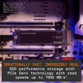 thumbnail image 6 of WD Black SN850 NVMe SSD WDS100T1X0E - SSD - 1 TB - internal - M.2 2280 - PCIe 4.0 x4 (NVMe), 6 of 9