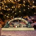 thumbnail image 4 of Inicio Navidad Puente de Modelo Village Luz Calendario Adornos, 4 of 9