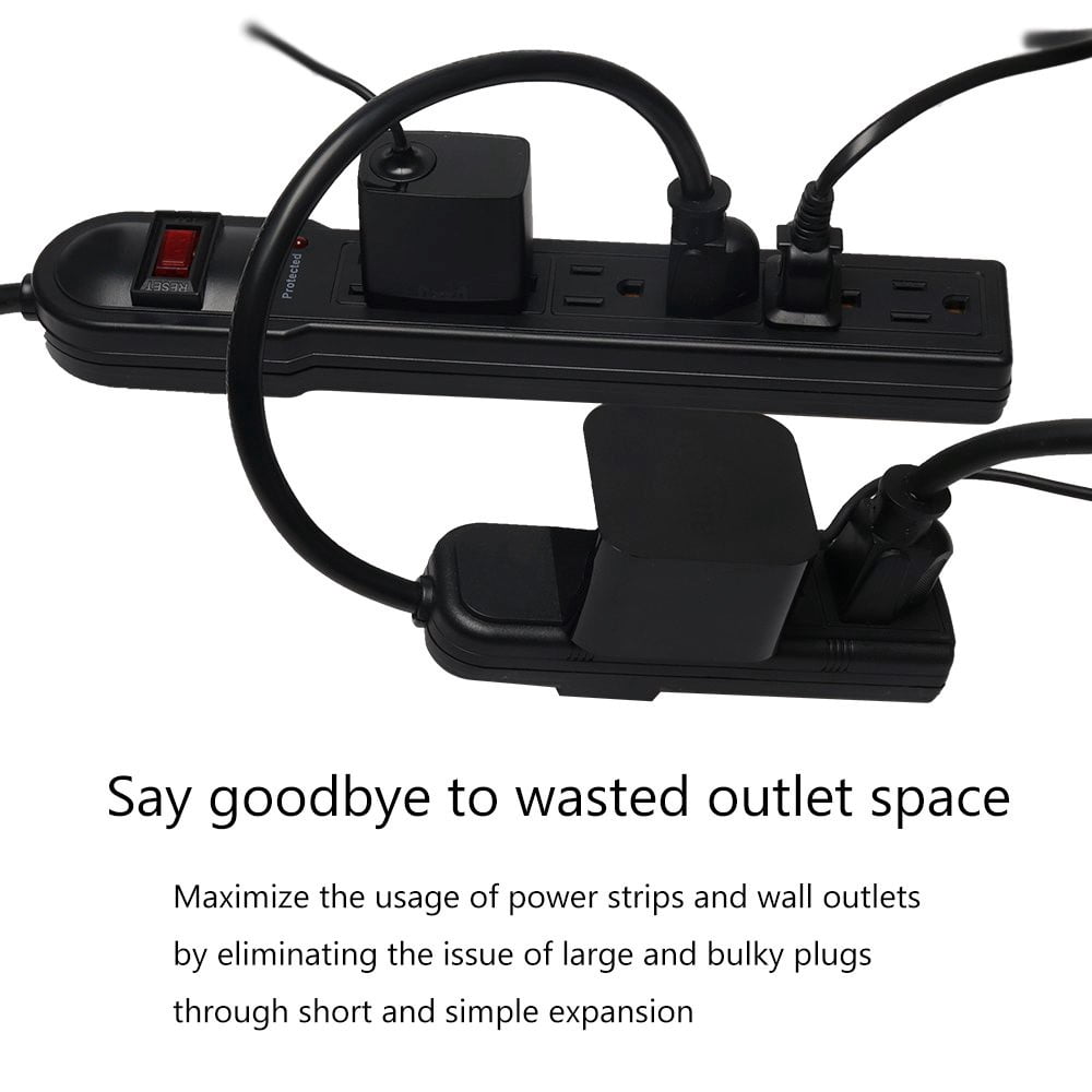 Hyper Tough Ht 3outlet Pwr Strp with 16 Awg 1ft Cord