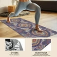 thumbnail image 4 of Multicolor Ethnic Geometric Pattern (4) Hot Yoga Mat Towel Non Slip for Hot Yoga - Quick-Drying Yoga Mat Cover with 4 Corner Pockets with Travel Bag - Hot Yoga Towel Non Slip 70"x26", 4 of 6