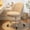 Cream, variant on Romorgniz Vanity Chair Height Adjustable Desk Chair with Wheels, Armless Office Chair with Soft Lumbar Support for Small Space, Bedroom, Home office, White