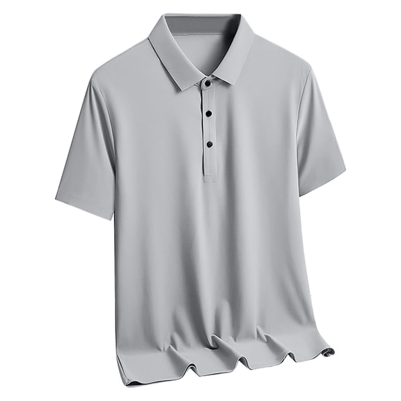 Abomasnow Golf Shirts for Men Quick Dry Performance Shirts Short Sleeve Lapel Moisture Wicking T-Shirts S-5XL