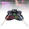 thumbnail image 4 of Electric Drum Practice Pad, Dual Stereo Speaker Electronic Drum Pad Set  for Present, 4 of 7