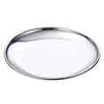 thumbnail image 1 of Placas De Ensalada Del Del Metal De La Placa De Acero Inoxidable Para Ir De Excursión El De La Comida Campestre Que Acampa 5.5 pulgadas Baoblaze Placas redondas de acero inoxidable, 1 of 8