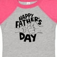 thumbnail image 4 of Inktastic Happy Father's Day Parent-Child Fist Bump Boys or Girls Baby Bodysuit, 4 of 5