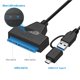 thumbnail image 3 of Cable De Disco Duro 2 En 1 Cable De Carga Usb Adaptador Usb 3.0 Tipo C A Sata Cable De Disco Duro Hdd Ssd De 2,5 Pulgadas Methold EL012414-00, 3 of 6