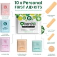 thumbnail image 2 of Portable Travel Size First Aid Kit - 10 Pack GREEN, 2 of 6