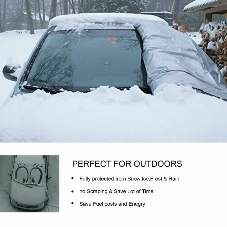Thermal Car Windshield Protector XXL Cover Winter + Summer anti Ice S