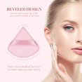 thumbnail image 5 of 6 PCS Powder Puffs, Pure Velour Soft Triangle Wedge Makeup Powder Puff for Loose Powder Mineral Powder Body Powder Wet Dry Cosmetic Foundation Sponge Makeup Tool (Pink), 5 of 5