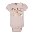 thumbnail image 2 of Gerber Organic Cotton Baby Girls Princess Bodysuit, 3 Pack, 2 of 4