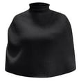 thumbnail image 1 of Aocisk Femme Automne Hiver Décontracté Tricoté Col Roulé Cape Châle Manteau Noir G, 1 of 3
