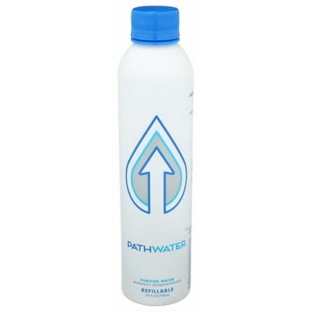 (Pack of 12) Pathwater Purified Water Aluminum Bottle 25 oz