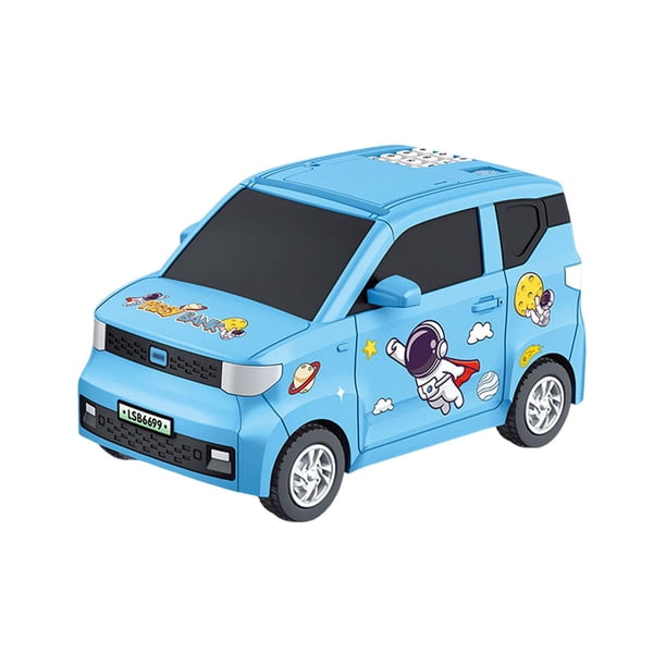 Caja de ahorro de dinero creativa, juguetes educativos tempranos, cerdito, juguetes de dinero, cerdito para niños Azul