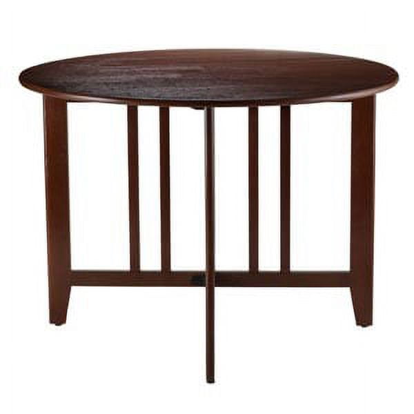 Winsome Wood Alamo Double Drop Leaf Dining Table, Walnut Finish