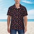 thumbnail image 2 of Disketp Animal Paw 1 Hawaiian Shirts for Men,Mens Casual Short Sleeve Button Down Shirts Beach Shirt,Medium, 2 of 7