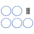 thumbnail image 3 of DYNWAVECA 5 Pieces Agility s 19.69inch Physical Training Multipurpose Portable Outdoor Exercise s for Kids Adults Rugby Blue, 3 of 10