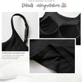 thumbnail image 4 of MISS MOLY 2 PACK Women Camisole Shelf Bra with Adjustable Strap Stretch Tank Top Basic Layering Cami Top for Daily Wearing, 4 of 6