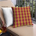 thumbnail image 2 of Ahgly Company Indoor Square Patterned Throw Pillow, 18 inch by 18 inch, 2 of 6