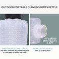 thumbnail image 2 of Wosthever Botella de agua deportiva de 330 ml Botella de agua segura para beber de plástico PP sin BPA Diseño de Botella de agua para Gimnasios en casa, 2 of 6