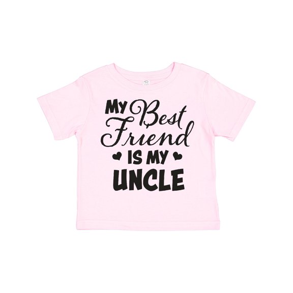 Inktastic My Best Friend is My Uncle with Hearts Boys or Girls Toddler T-Shirt