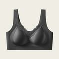 thumbnail image 2 of Timegard Wireless Bras for Women Lace Full Support Smoothing Solid Color Comfy Breathable Bras Fashion, 2 of 3