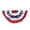 1 Pack 1.5x3 Feet, variant on Patriotic Half Fan Flag 3x6 FT, 3 Pack American Pleated Bunting Banner, Red White and Blue Outdoor Decor for 4th of July Memorial Day