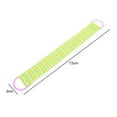 thumbnail image 6 of Naierhg Exfoliating Washcloth Extra Long Super Absorbent Quick Dry Rich Foam Handle Design Bathroom Shower Use Body Back Scrubber Towel Bathroom Supplies Green & Yellow, 6 of 8