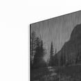 thumbnail image 2 of Luxe Metal Art 'Boulder Pass Glacier National Park BW' by Alan Majchrowicz,Metal Wall Art, 16"x12", 2 of 7
