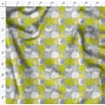 thumbnail image 4 of Soimoi White Rayon Crepe Fabric Abstracts Abstract Decor Fabric Printed Yard 46 Inch Wide, 4 of 6