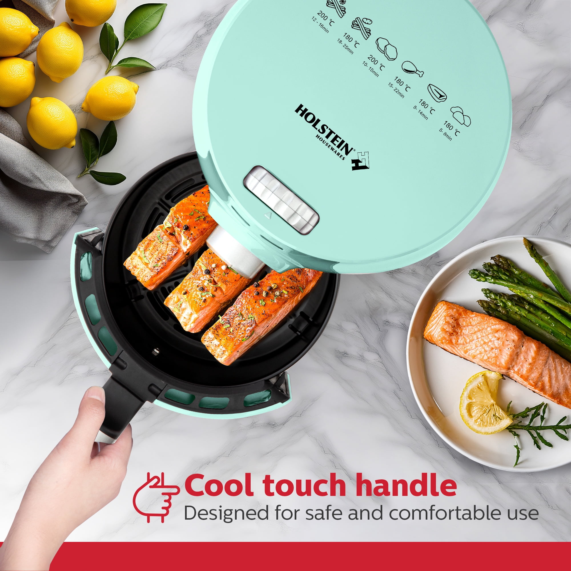 Holstein 2.1QT Air Fryer - Rapid Air Technology - Walmart.com