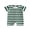 Green, variant on BemeyourBBs Infant Baby Girl Boy Summer Striped Romper One Piece Outfit Casual Short Sleeve Stripes Print Jumpsuit Shorts Baby Basic Clothes