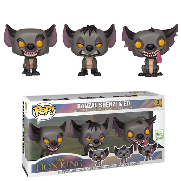 Funko POP! Disney Banzai, Shenzi & Ed Vinyl Figure 3-Pack [Hyenas