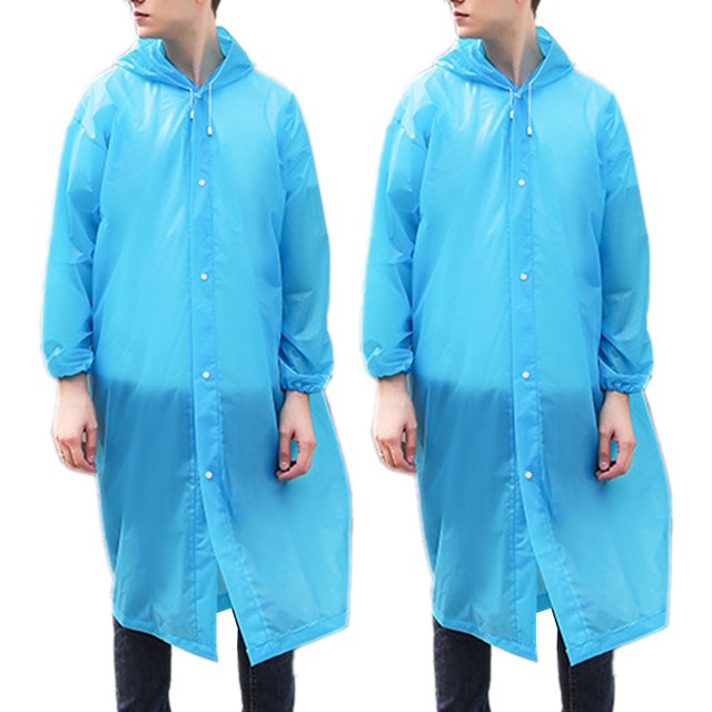 2 Ensembles de Randonnée en Plein Air une Pièce Imperméable Adulte Imperméable Non Jetable EVA Épaissi Imperméable Respirant