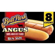 Ball Park Bun Length Angus Beef Hot Dogs, 14 oz, 8 Count
