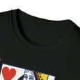 thumbnail image 3 of Queen Of Hearts Playing Card, Gildan Unisex T-Shirt, Graphic Shirt, S-3XL, 3 of 3