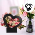 thumbnail image 5 of CIMAXIC Flower Gift Box 2Pcs Flower Packing Box Paper Flower Wrapping Container Handheld Flower Case,14.37"X14.17"X0.2", 5 of 5