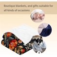 thumbnail image 5 of Luxurious Floral Blanket Flannel with Rich Floral Design - Soft, Cozy, and Lightweight Throw Blanket, Perfect for Couch, Bed, Travel, and Outdoor Use - Fluffy, Fuzzy Home Decor 60"x50", 5 of 6