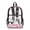 Flower Cat Pink, variant on FKELYI Pink Strawberry Cat Print Clear Backpack for Girls 17 Inch Schoolbag Lightweight Kids Backpacks Transprent Book Bag for Primary School Daypack Rucksack