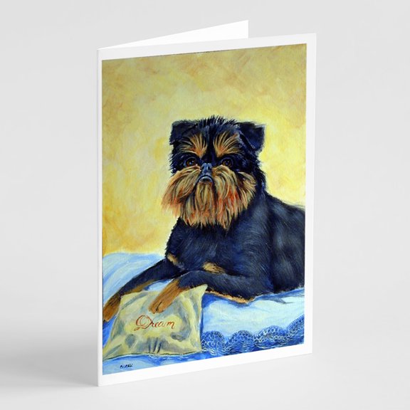 Brussels Griffon Greeting Cards and Envelopes Pack of 8