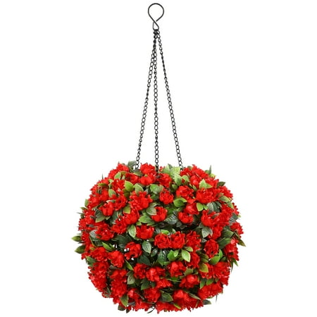 

HOMEMAXS 1pc Solar Power Flower Ball Light Outdoor Garden Hanging Lamp Solar Hanging Lamp