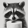 thumbnail image 2 of Bouclair Racoon Framed Wall Art, 2 of 3