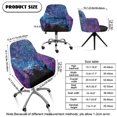 thumbnail image 7 of Whosucclay Forest Trees Galaxy Print Swivel Accent Chair Covers, Dustproof Stretch Dining Chair Slipcovers Universal Bar Stools Covers for Home Office, Living Room, Club, Vanity, 7 of 7