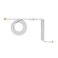 thumbnail image 6 of Glorious Gaming Artisan USB-C Coiled Braided Cable for Mechanical Gaming Keyboards, Ghost White, 6 of 7