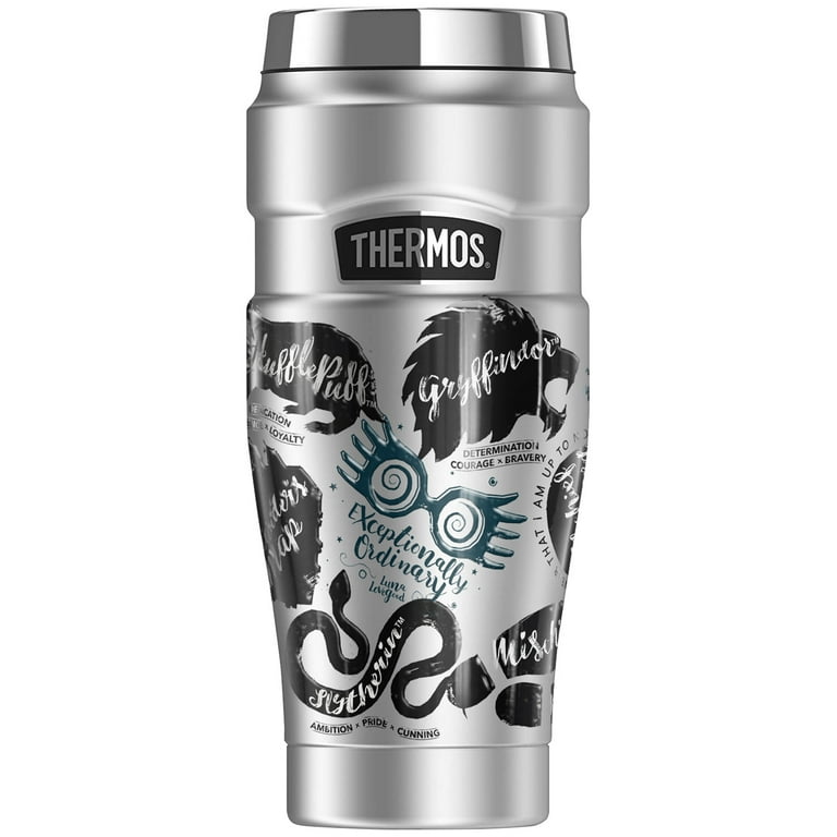 Harry Potter Hogwarts Stamp Collage THERMOS STAINLESS KING